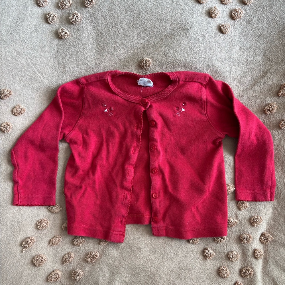 Old Navy Red Cardigan
